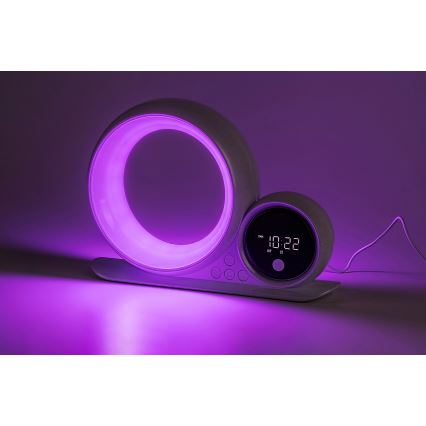 Rabalux - Светодиодная настольная RGB-лампа с динамиком LED/5W/230V