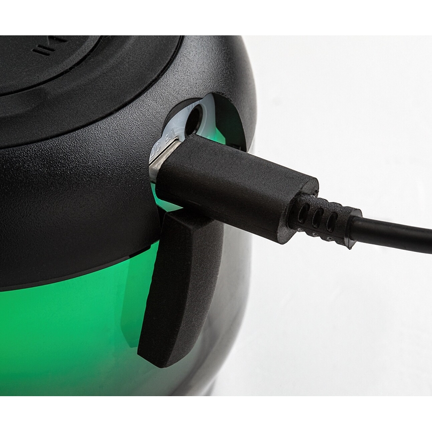 Rabalux - RGB Настільна лампа з динаміком RGB/3W/3,7V 500mAh