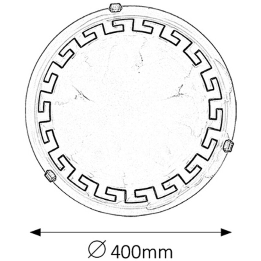 Rabalux - Потолочный светильник 2xE27/60W/230V