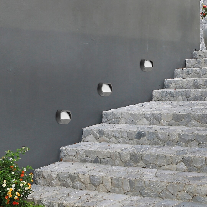 Rabalux - Светодиодный настенный светильник на солнечной батарее LED/0,5W/1,2V IP44 600 mAh