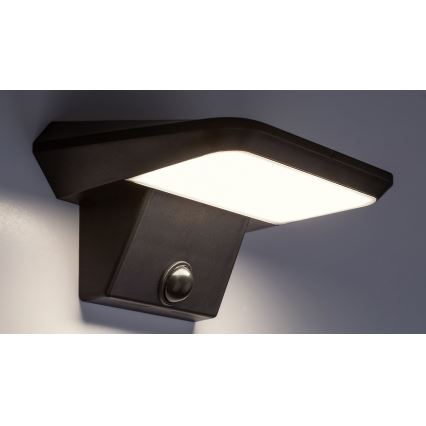 Rabalux - Світлодіодний світильник на сонячній батареї з датчиком LED/10W/3,7V IP44