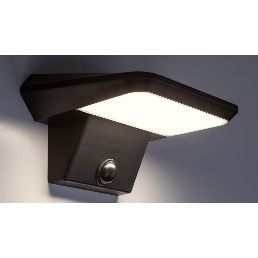Rabalux - Світлодіодний світильник на сонячній батареї з датчиком LED/10W/3,7V IP44