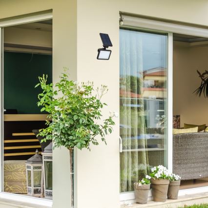 Rabalux - Светодиодный прожектор на солнечной батарее с датчиком LED/9,6W/3,7V IP44 2000 mAh