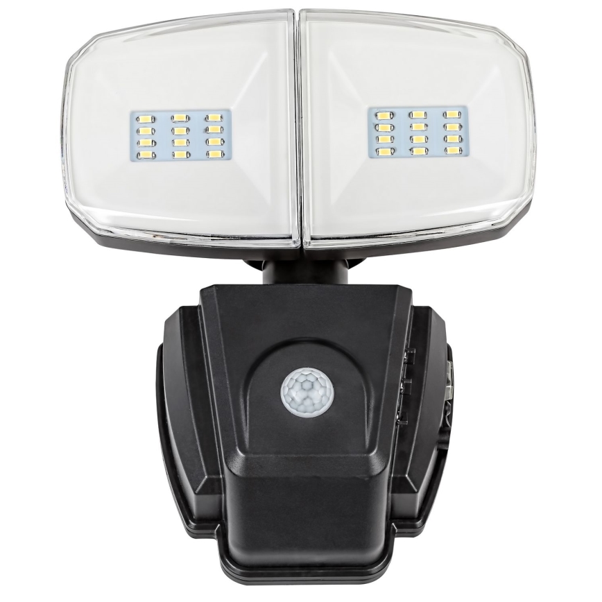Rabalux - Світлодіодний прожектор з датчиком на сонячній батареї LED/12W/3,7V IP44 4000 mAh