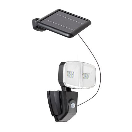Rabalux - Світлодіодний прожектор з датчиком на сонячній батареї LED/12W/3,7V IP44 4000 mAh