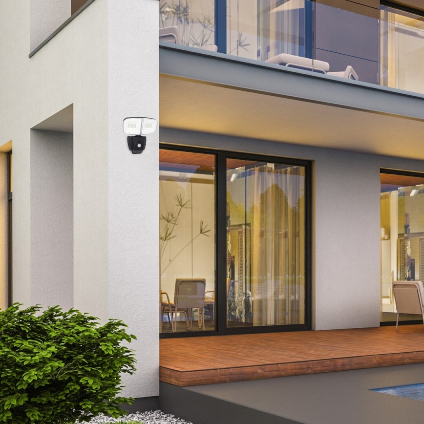 Rabalux - Світлодіодний прожектор з датчиком на сонячній батареї LED/12W/3,7V IP44 4000 mAh