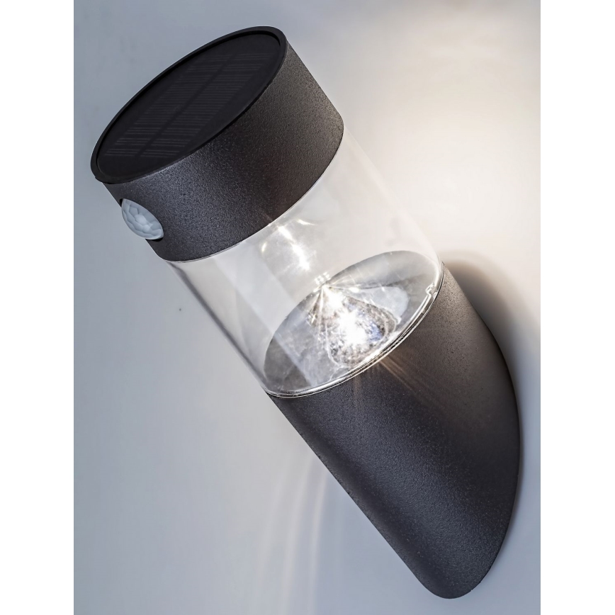 Rabalux - Светодиодный светильник на солнечной батарее с датчиком LED/1,5W/3,7V IP44