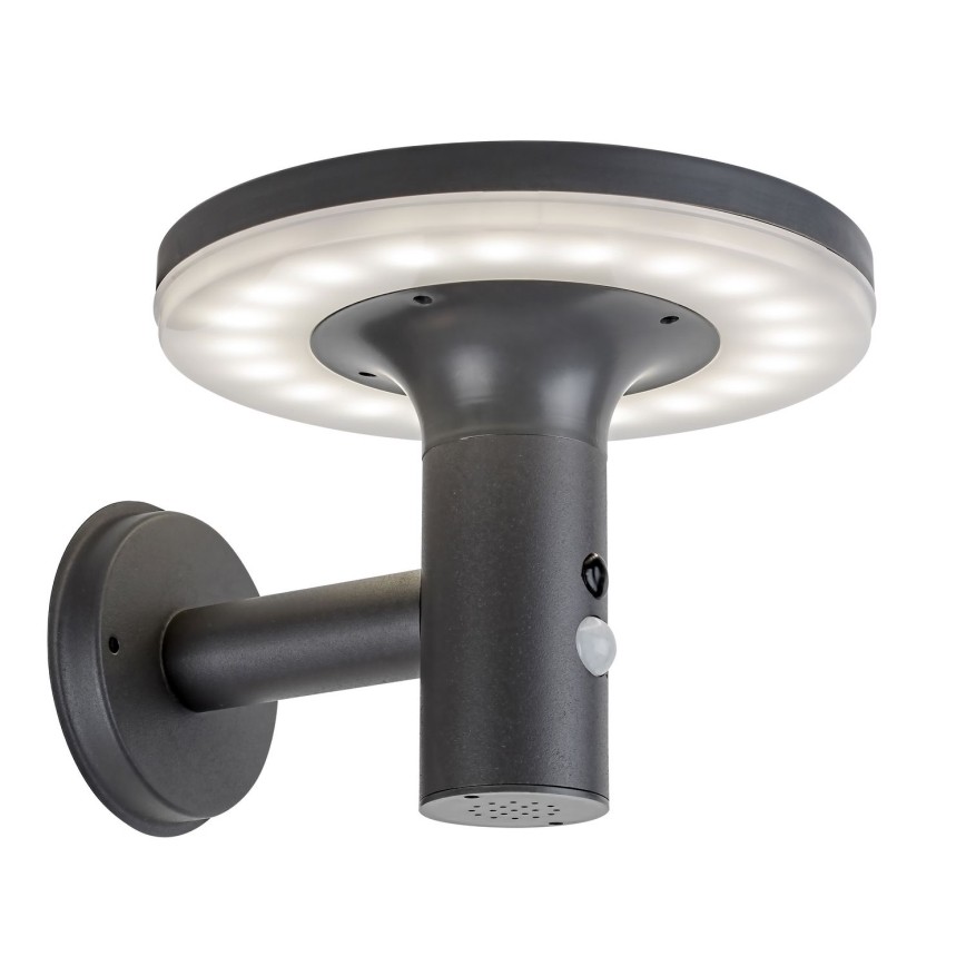 Rabalux - Светодиодный светильник на солнечной батарее с датчиком LED/10W/3,7V IP44