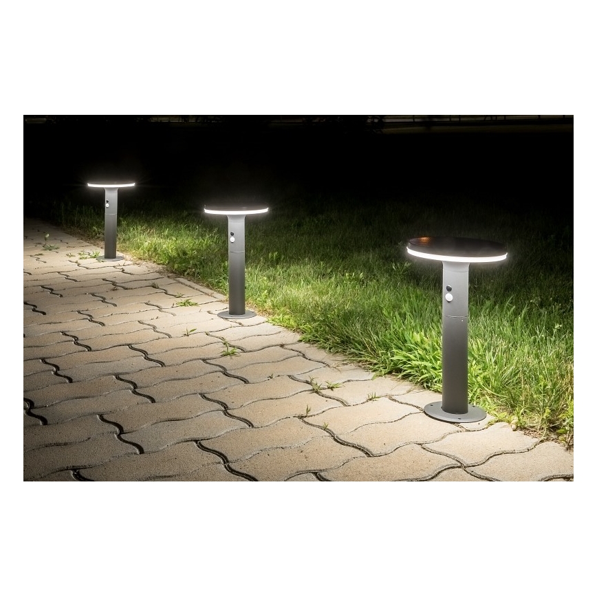 Rabalux - Світлодіодний світильник на сонячній батареї з датчиком LED/10W/3,7V IP44 2500 mAh