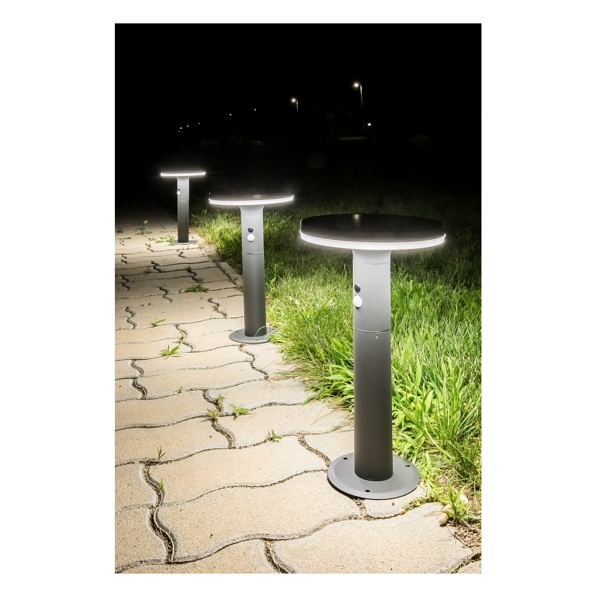 Rabalux - Світлодіодний світильник на сонячній батареї з датчиком LED/10W/3,7V IP44 2500 mAh