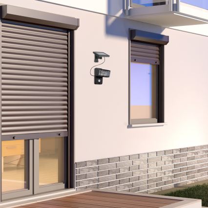 Rabalux - Светодиодный светильник на солнечной батарее с датчиком LED/2,4W/3,7V IP44
