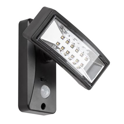 Rabalux - Світлодіодний світильник на сонячній батареї з датчиком LED/2,4W/3,7V IP44