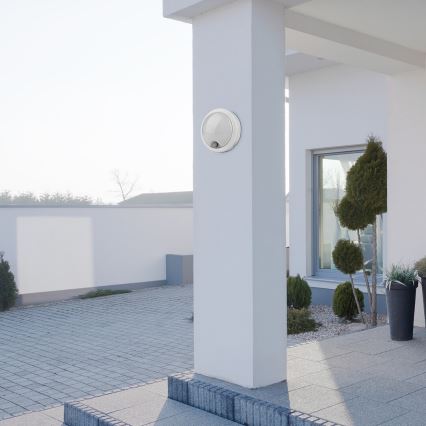 Rabalux - Вуличний світлодіодний настінний світильник з датчиком LED/15W/230V IP54