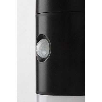 Rabalux - LED RGB Настінний світильник з датчиком на сонячній батареї LED/1W/3,7V IP44 чорний