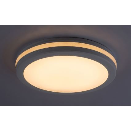 Rabalux - LED стельовий світильник для ванної кімнати LED/28W/230V 3000/4000/6500K IP54 білий діам. 30 см
