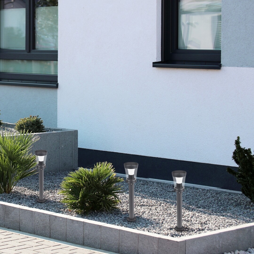 Rabalux - Світлодіодна сонячна лампа LED/3W/3,7V IP65 антрацит 2000 мАг