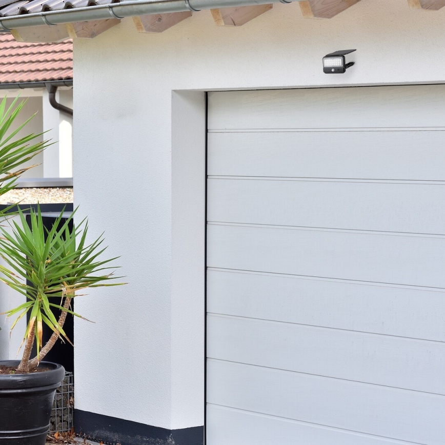 Rabalux - Світильник на сонячній батареї з LED і сенсором LED/7W/3,7V IP54 чорний 3000 мАг