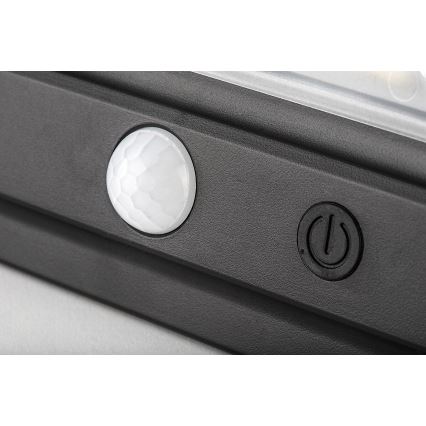Rabalux - Светодиодный настенный светильник на солнечной батарее с датчиком LED/7W/3,7V IP54 черный
