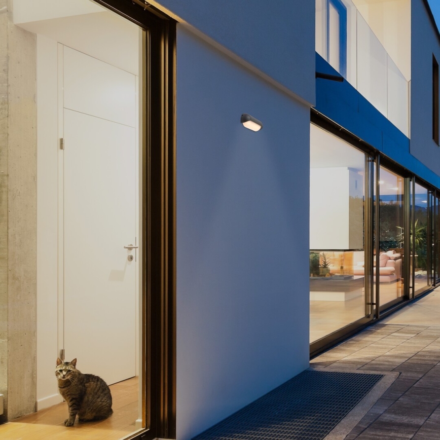 Rabalux - Уличный светодиодный настенный светильник LED/13W/230V IP54 антрацит