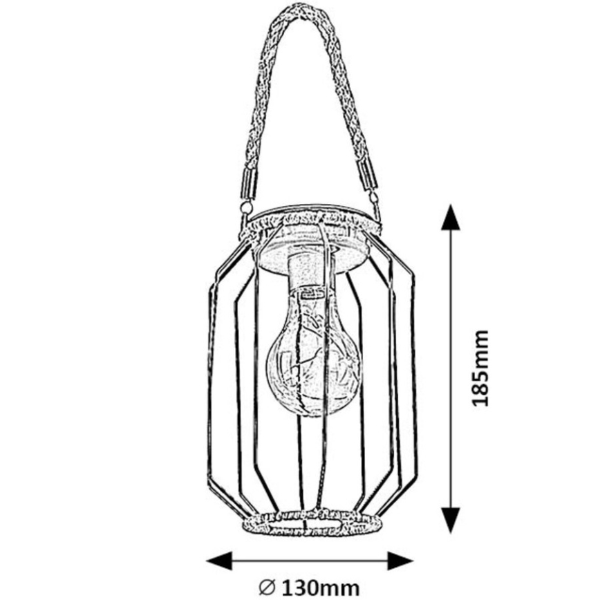 Rabalux - Світлодіодний світильник на сонячній батареї LED/0,2W/1,2V IP44