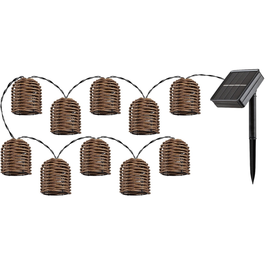 Rabalux - LED гірлянда на сонячній батареї 10xLED/0,6W/1,2V 5 м IP44