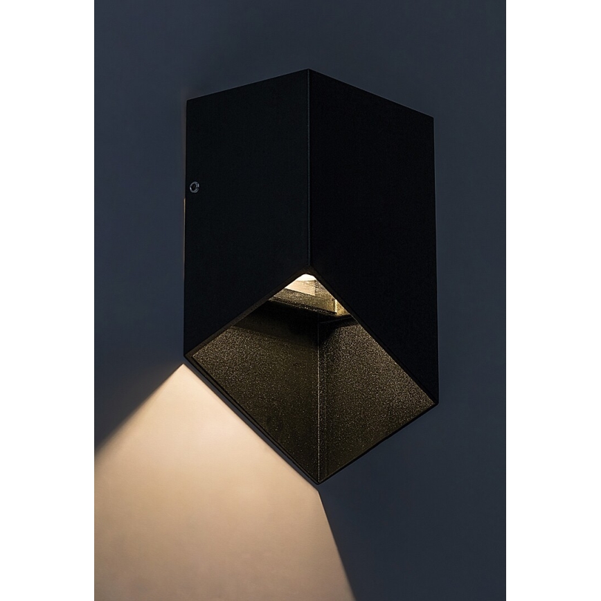 Rabalux - Вуличний світлодіодний настінний світильник LED/5W/230V IP54 чорний