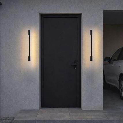 Rabalux - LED зовнішній настінний світильник LED/8W/230V IP54 59,5 cm чорний