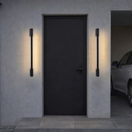 Rabalux - зовнішній настінний світильник LED, 8 Вт, 230 В, IP54, 90 см, чорний