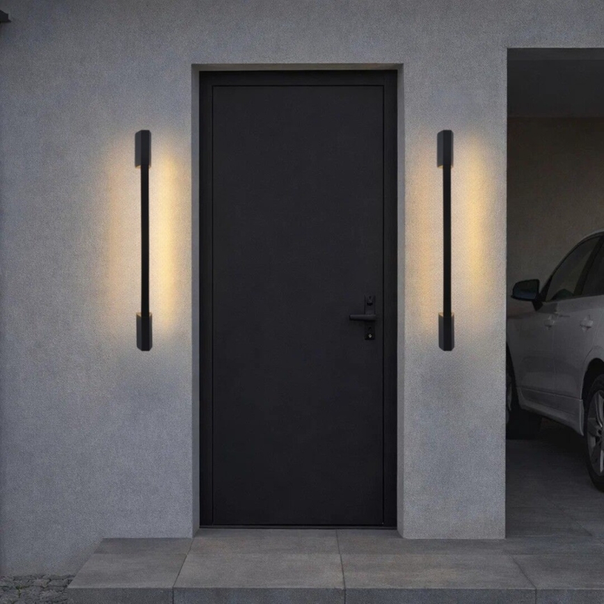 Rabalux - зовнішній настінний світильник LED, 8 Вт, 230 В, IP54, 90 см, чорний