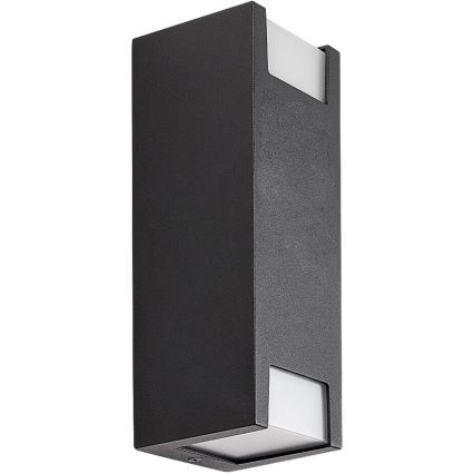 Rabalux - Вуличний настінний світильник 2xGU10/7W/230V IP44 чорний