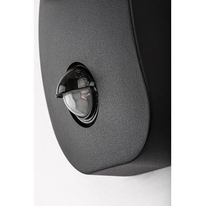 Rabalux - LED Вуличний настінний гнучкий світильник з датчиком LED/12W/230V IP44