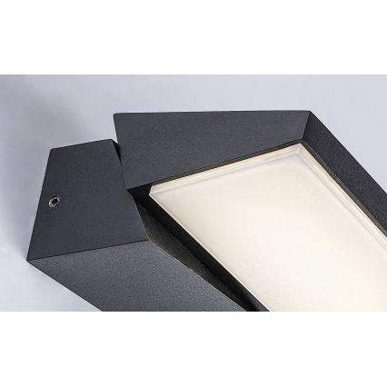 Rabalux - Уличный светодиодный настенный светильник LED/13W/230V IP65 черный