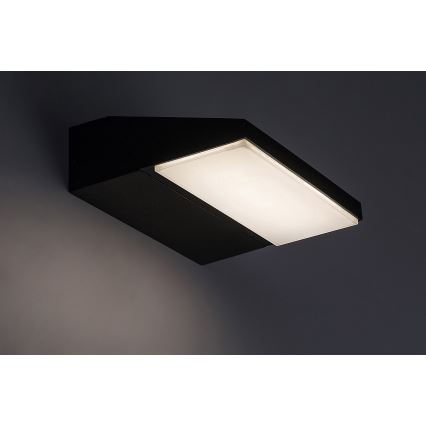 Rabalux - Вуличний світлодіодний настінний світильник LED/13W/230V IP65 чорний