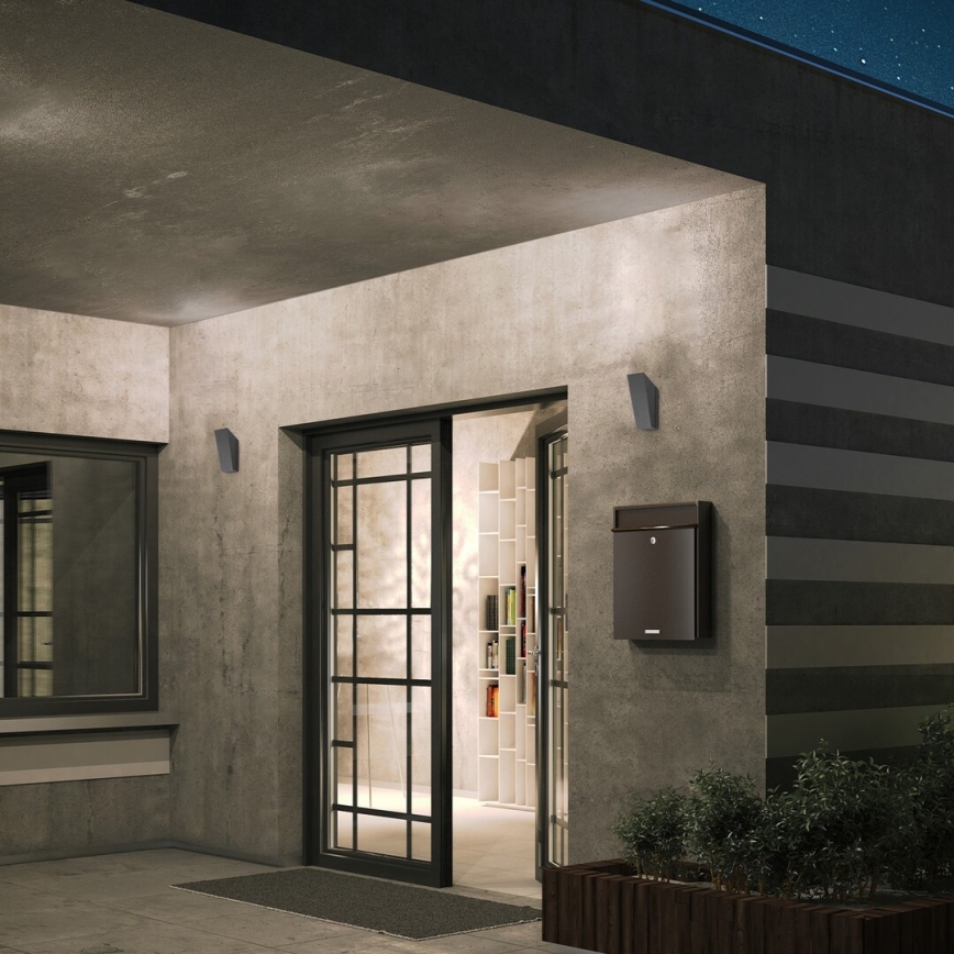 Rabalux - Уличный светодиодный настенный светильник LED/3W/230V IP65 антрацит