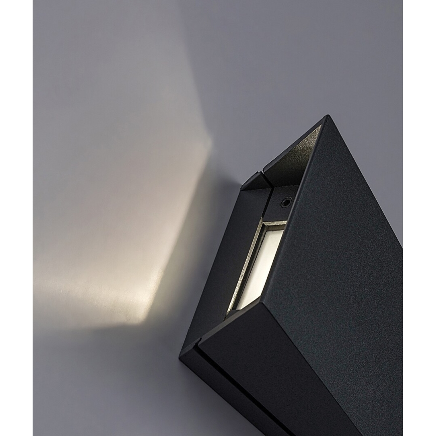 Rabalux - Уличный светодиодный настенный светильник LED/3W/230V IP65 антрацит