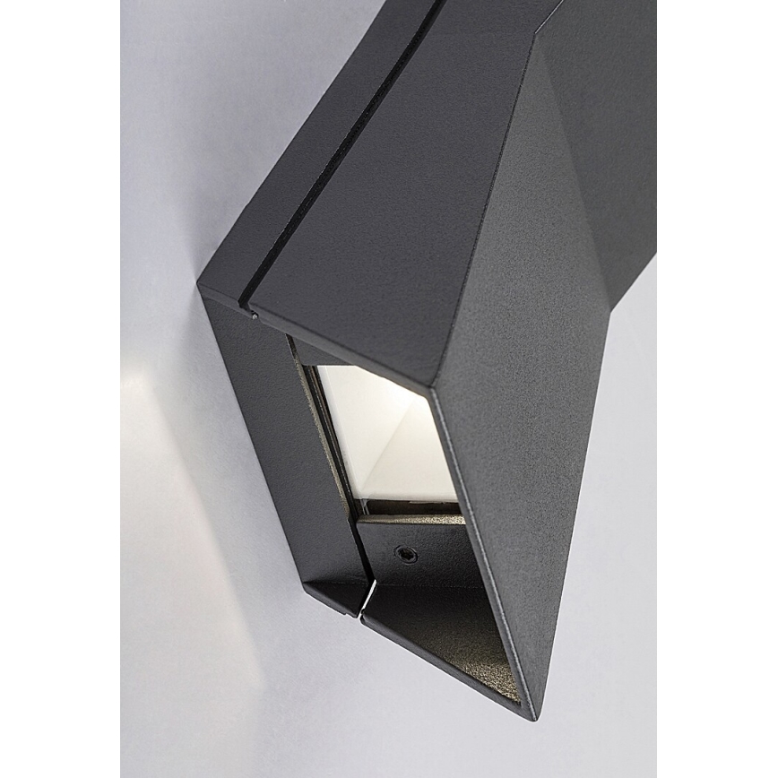 Rabalux - Уличный светодиодный настенный светильник LED/6W/230V IP65 антрацит