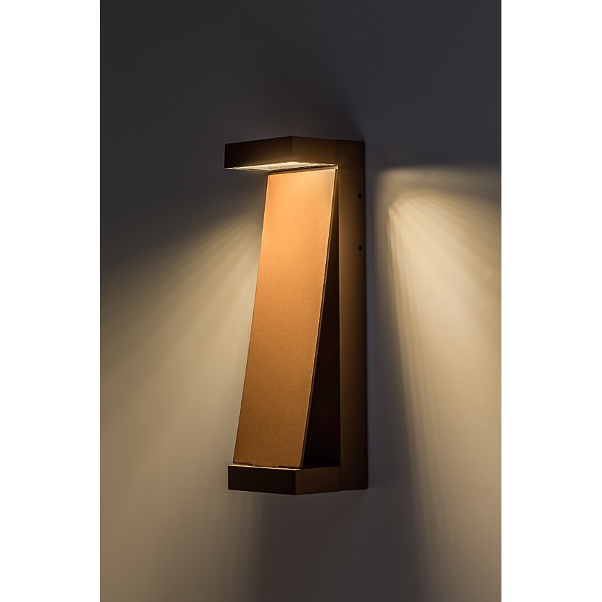 Rabalux - Уличный настенный светильник LED/13 Вт/230 В IP65 коричневый