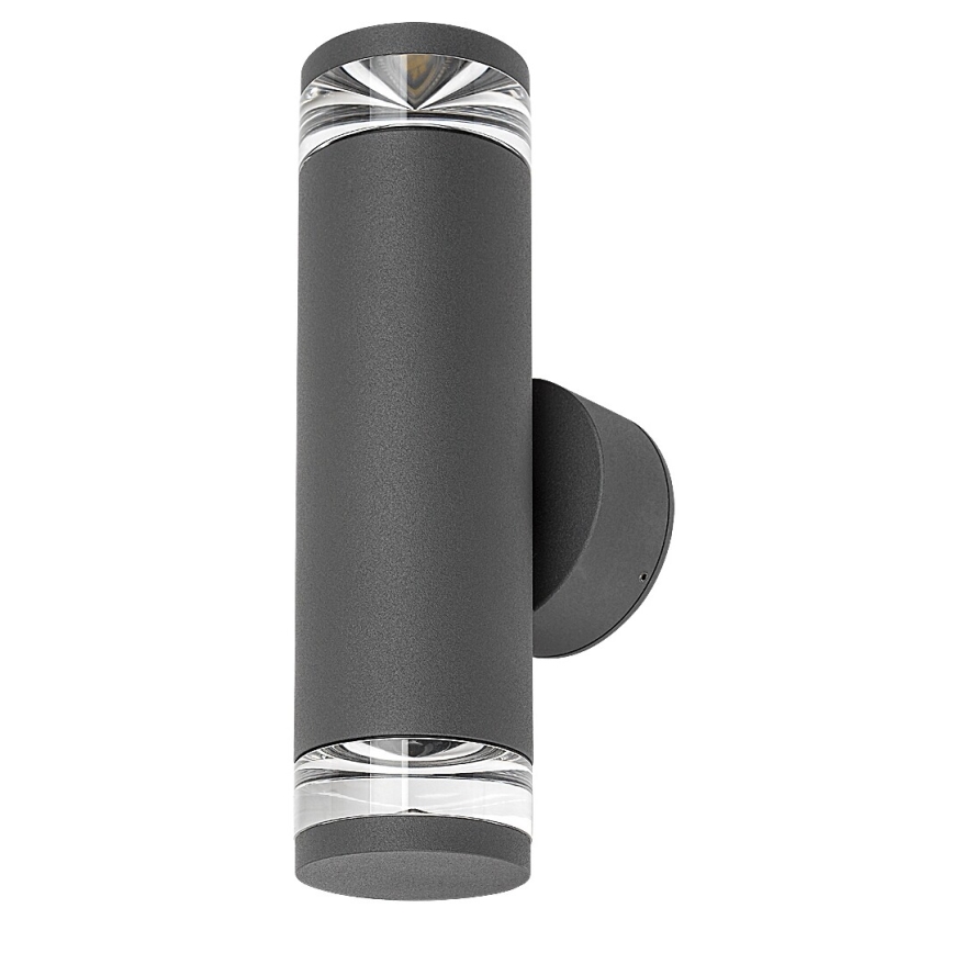 Rabalux - Зовнішній настінний світильник 2xGU10/10W/230V IP54 антрацит