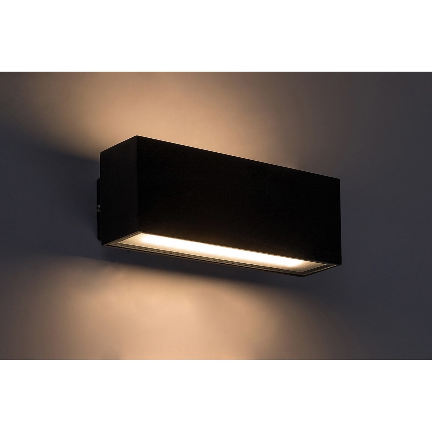 Rabalux - Вуличний світлодіодний настінний світильник LED/10W/230V IP54 чорний