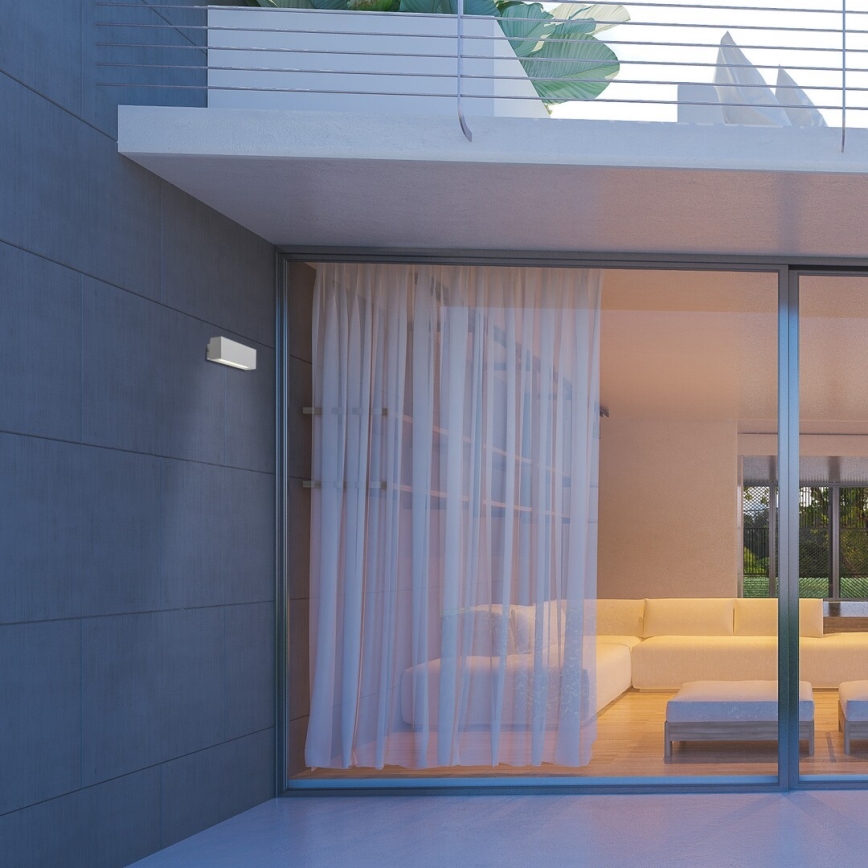 Rabalux - Вуличний світлодіодний настінний світильник LED/10W/230V IP54 білий