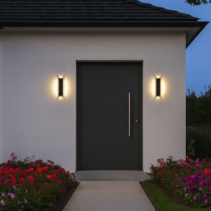 Rabalux - LED уличный настенный светильник LED/18W/230V IP54 черный