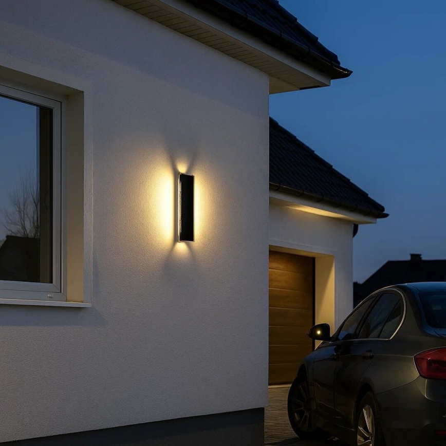Rabalux - LED уличный настенный светильник LED/18W/230V IP54 черный