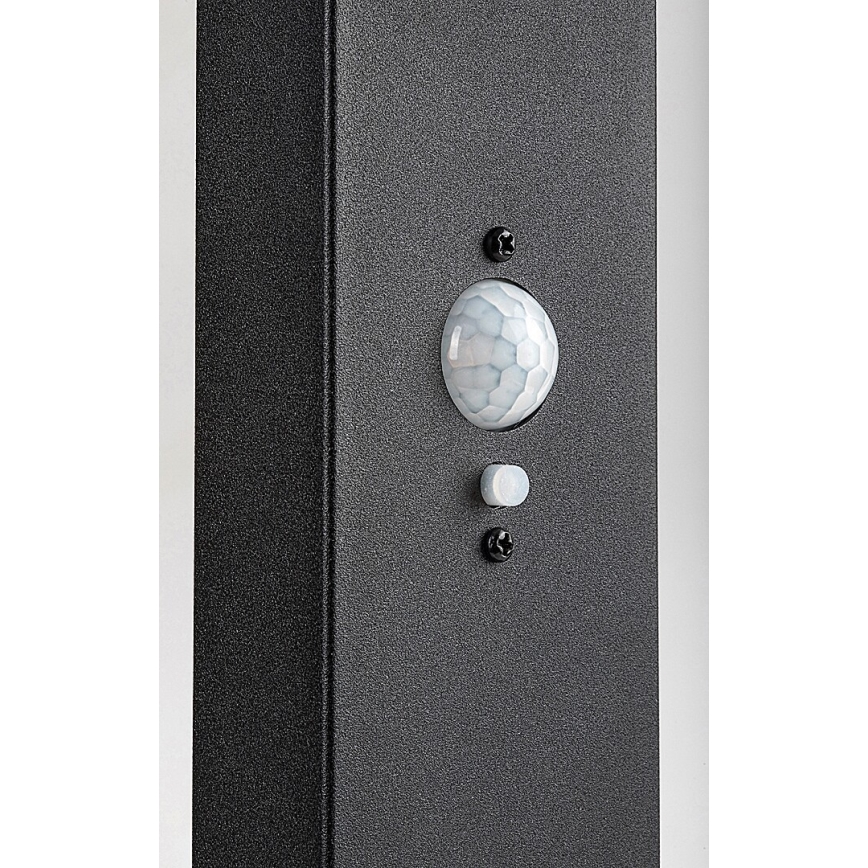 Rabalux - Светодиодный регулируемый солнечный уличный светильник с датчиком LED/4,4 Вт/3,7 В IP54 антрацит 2200 мАч