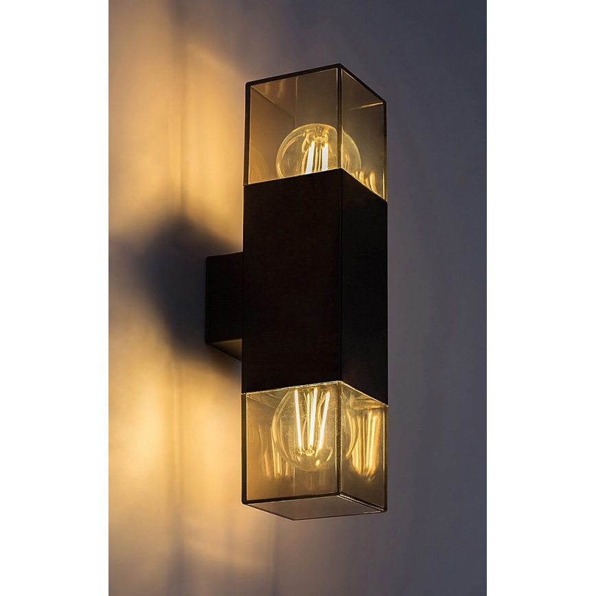 Rabalux - Уличный настенный светильник 2xE27/60W/230V IP54 черный