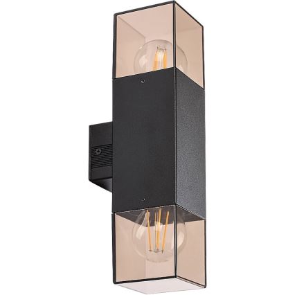 Rabalux - Уличный настенный светильник 2xE27/60W/230V IP54 черный