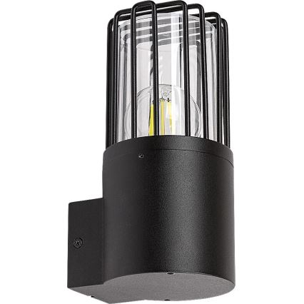 Rabalux - Вуличний настінний світильник 1xE27/60W/230V IP54 чорний