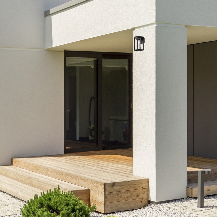 Rabalux - Уличный настенный светильник 1xE27/15W/230V IP54 черный