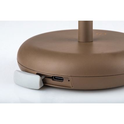 Rabalux - Вулична акумуляторна LED лампа з регулюванням яскравості LED/6W/5V IP44 1800 mAh коричневий