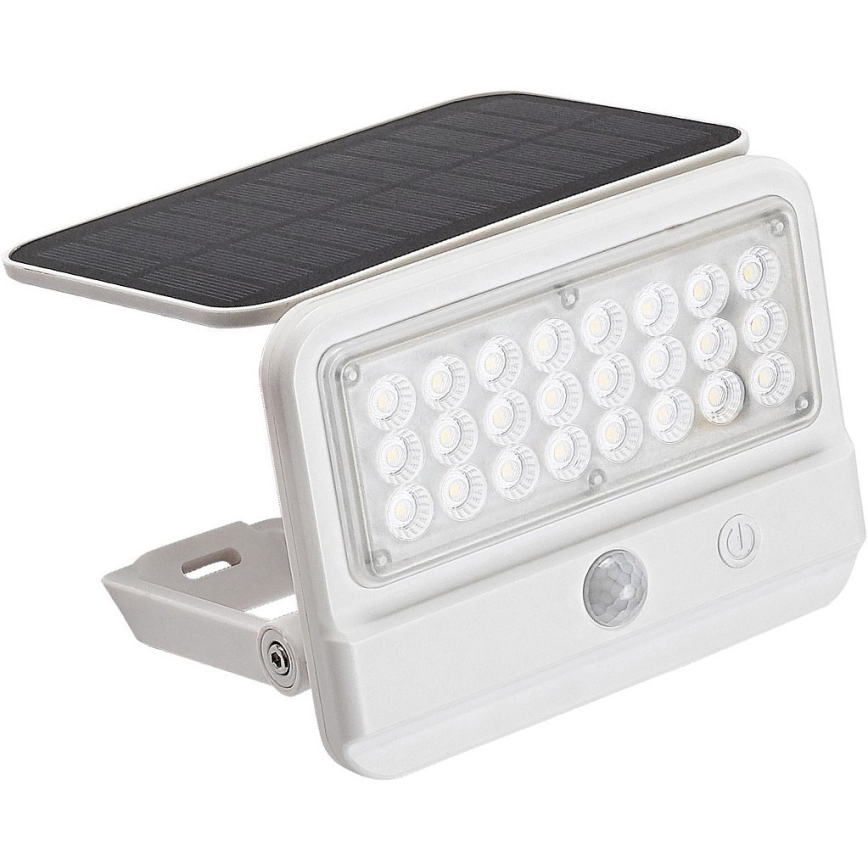 Rabalux - Светодиодный солнечный настенный светильник с датчиком LED/7W/3,7V IP54 белый 3000 мАч