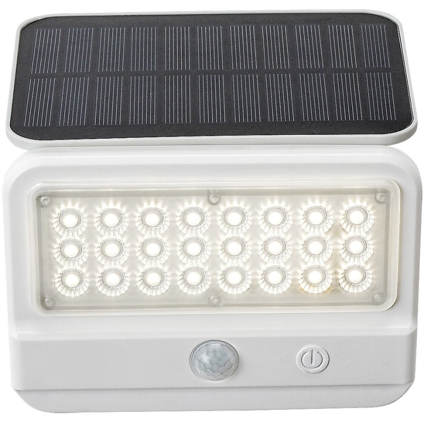 Rabalux - Светодиодный настенный светильник на солнечной батарее с датчиком LED/7W/3,7V IP54 белый